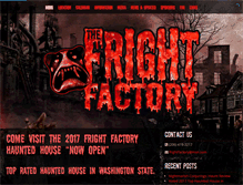 Tablet Screenshot of frightfactory.net