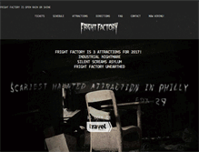 Tablet Screenshot of frightfactory.tv